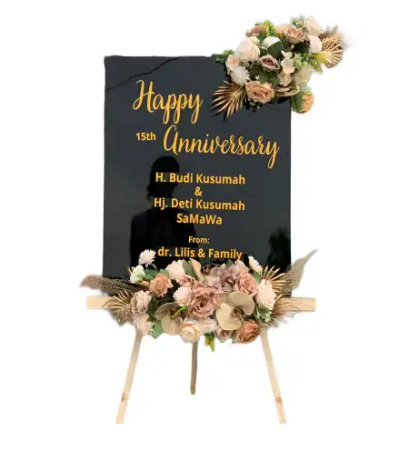 Papan Bunga Akrilik Boloh