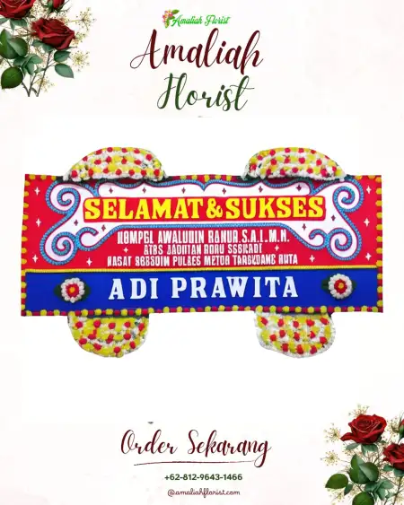 Papan Bunga Ucapan Selamat Boloh